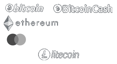 Payment Methods BTC,ETH,LTC